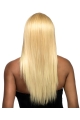 Trendy Blonde Straight With Bangs Capless Long Indian Remy Human Hair African American Wigs