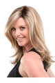 Wavy 16" Blonde Layered Monofilament Lace Front Synthetic Long Women Wigs