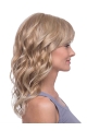 Wavy Ombre/2 Tone Layered Monofilament Medium Length Synthetic Women Wigs