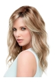 15'' Online Layered Wavy Blonde 100% Hand-Tied Monofilament Long Synthetic Women Wigs