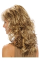 Modern Blonde Wavy With Bangs Capless Long Classic Synthetic Women Wigs