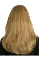 Fashionable Blonde Wavy 100% Hand-Tied Monofilament Remy Human Hair  Long Women Wigs