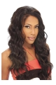 Beautiful Brown Wavy Long Human Hair Lace Front Wigs