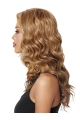 22'' Easy Blonde Wavy Without Bangs Capless Long Synthetic Women Wigs