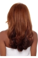 Comfortable Auburn Wavy Long African American Wigs