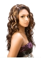 Easeful Brown Wavy Long African American Wigs