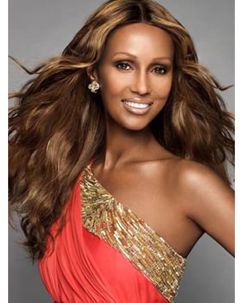 Iman Elegante Wavy Style Human Wigs