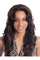 Mature Auburn Wavy Indian Remy Hair Long Wigs