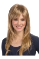 Fashionable Blonde Wavy Synthetic Long Wigs