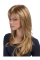 Fashionable Blonde Wavy Synthetic Long Wigs