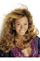 Beyonce Knowles Luscious Charming 100% Human Hair Long Wavy Lace Front Wig about 16 Inches