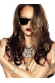 Rihanna Marvellous Long Body Wave Glueless Lace Human Hair Wig 22 Inches