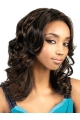 Graceful Brown Wavy Long African American Wigs