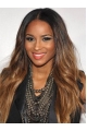 24" Wavy Long Lace Front Ombre Wigs