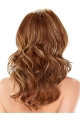 Tempting Auburn Wavy Synthetic Long Wigs