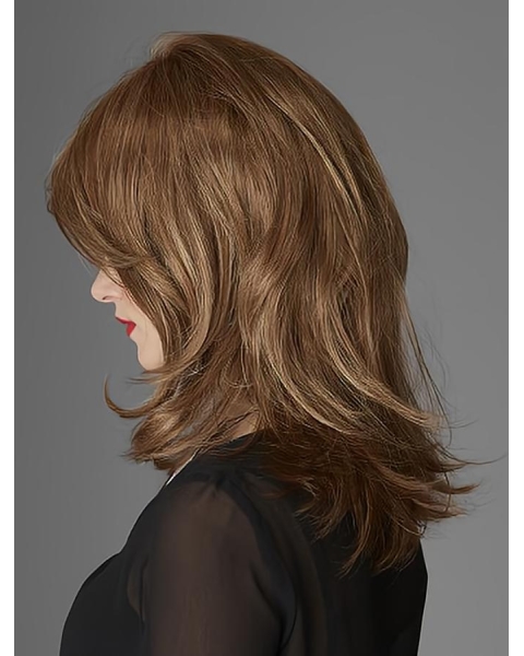 Amazing Long Wavy Brown Layered Beautiful Wigs