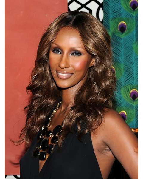 Iman Smooth Premier Fabulous Medium Curly Lace Front Synthetic Hair