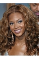 Beyonce Knowles100% Human Hair Stylish Mid-length Curly Full Lace wig about 16 inches