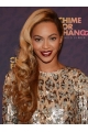 Beyonce Knowles Flowery and Sexy 100% Human Hair Long Wavy Full Lace Wig about 22 Inches