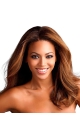 Beyonce Knowles Sexy 16 Inches mid-length Wavy 100% Human hair Lace Front Wig