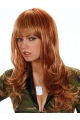 Popular Auburn Wavy Synthetic Long Wigs