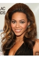 Beyonce Knowles 100% Indian Human Hair Queenlike Long Wavy Full Lace Wig about 18 Inches