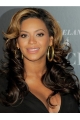 Mature Curly Beyonce 20Inches Indian Remy Hair Lace Wig