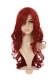 20 Inches Long Wavy Elegent Lace Front Red Wigs