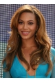 Beyonce Knowles 100% Human Hair Graceful Beautiful Long Wavy Full Lace Wig about 20 Inches