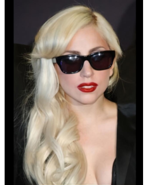 Online Blonde Wavy Long Lady Gaga Wigs