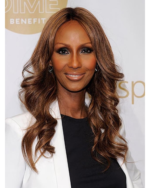 Iman Long Wavy Style Synthetic Hair  