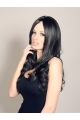 Fabulous Black Wavy Long Celebrity Wigs