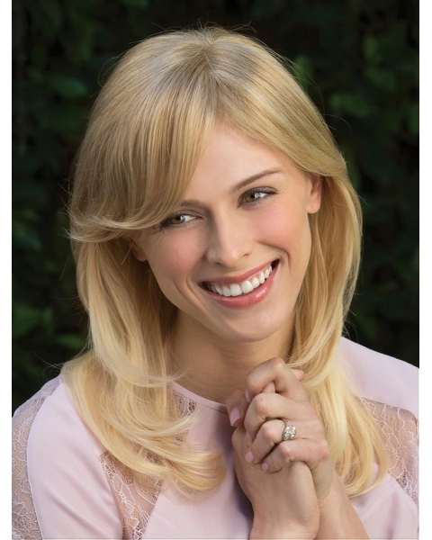 Beautiful Long Wavy Blonde With Bangs So Great Wigs