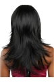 Graceful Black Wavy Long Glueless Lace Front Wigs