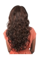 Glamorous Brown Wavy Long U Part Wigs