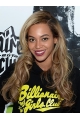 Beyonce Stylish 20 Inches Wavy Remy Hair Lace Wig