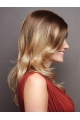 Amazing Long Wavy Blonde Exquisite Without Bangs Wigs