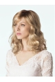 New Design Long Wavy Blonde With Bangs Fabulous Wigs