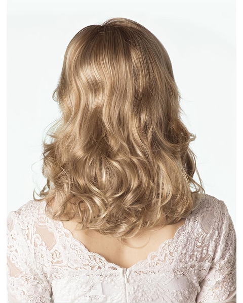 New Design Long Wavy Blonde With Bangs Fabulous Wigs