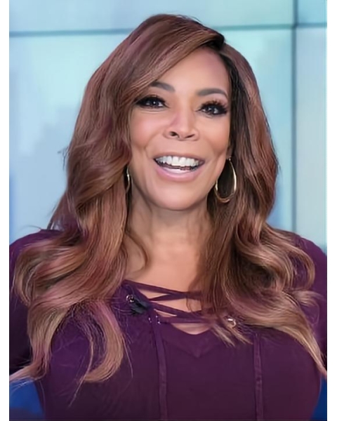 Wavy With Bangs Capless Brown Wendy Williams Wigs