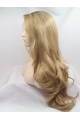 Long Blonde Layered 27" Lace Front Wavy Synthetic Wigs