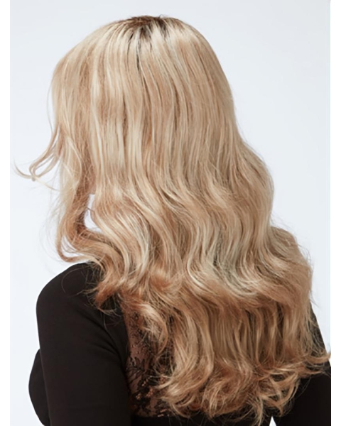 20" Curly Capless Blonde Layered Ladies Long Wigs