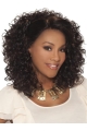 Brown 13" Curly Classic Lace Front Synthetic Wigs