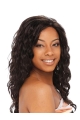 Easeful Brown Curly Long Glueless Lace Front Wigs