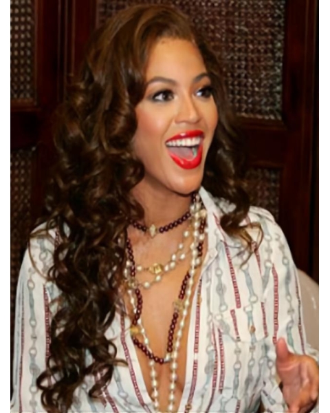 Perfect Auburn Curly Long Beyonce Wigs