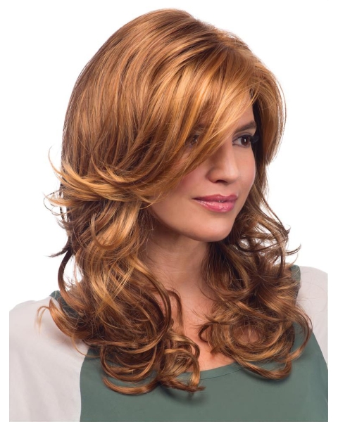 18" Curly Lace Front Synthetic Wigs