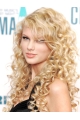 Fantastic Long Curly Blonde With Bangs Taylor Swift Inspired Wigs