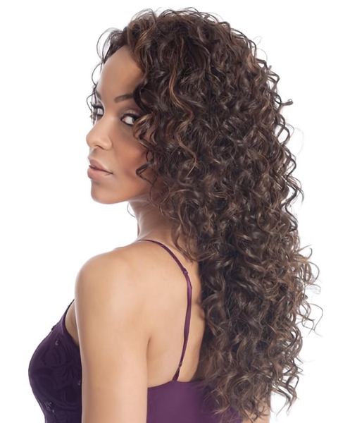 Synthetic Lace Front Curly Long Wigs