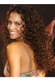 Halle Berry Sultry Long Curly Lace Front Human Hair Wig 24 inches