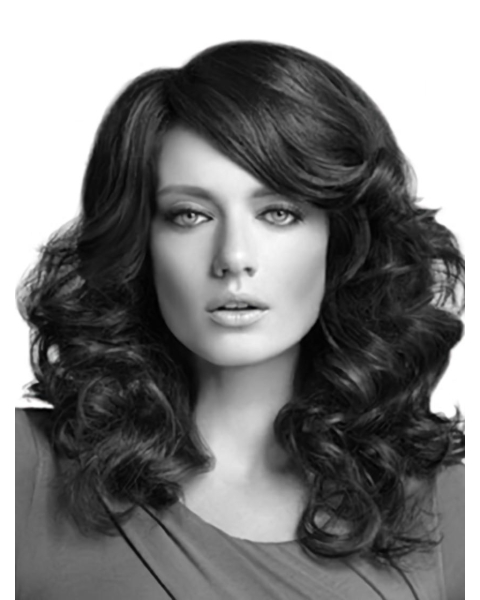 Best Black Curly Synthetic Long Wigs